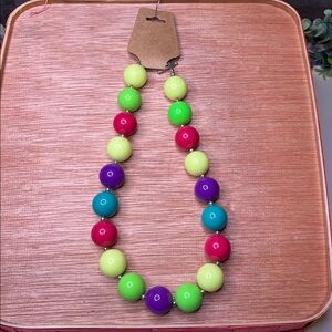 Colorful Beaded Necklace Kids Size